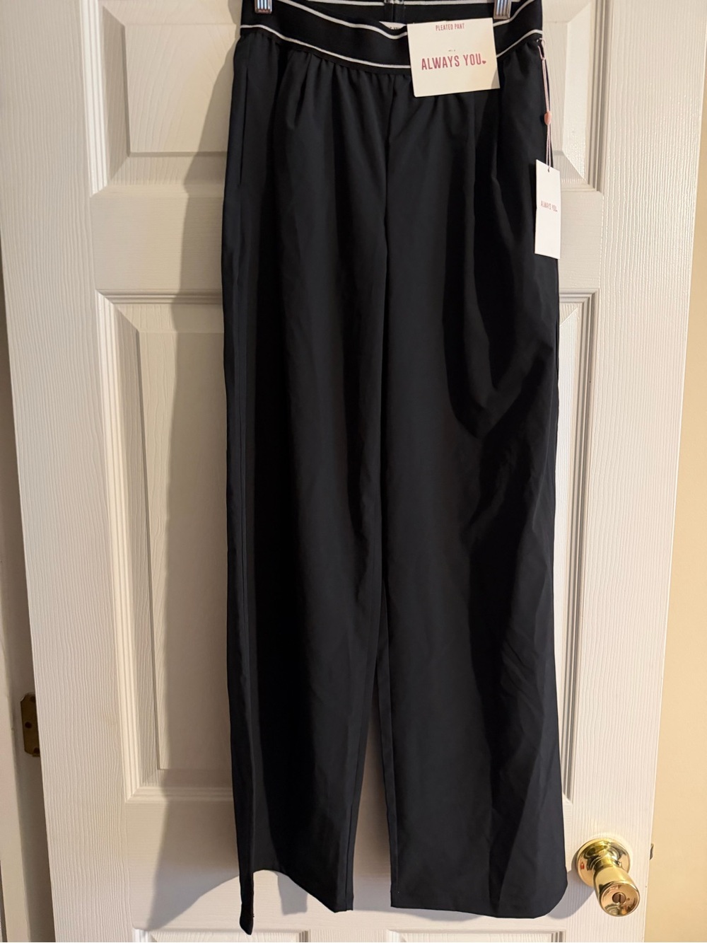 Always Black Wide-Leg Women Dress Pants